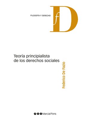 cover image of Teoría principalista de los derechos sociales